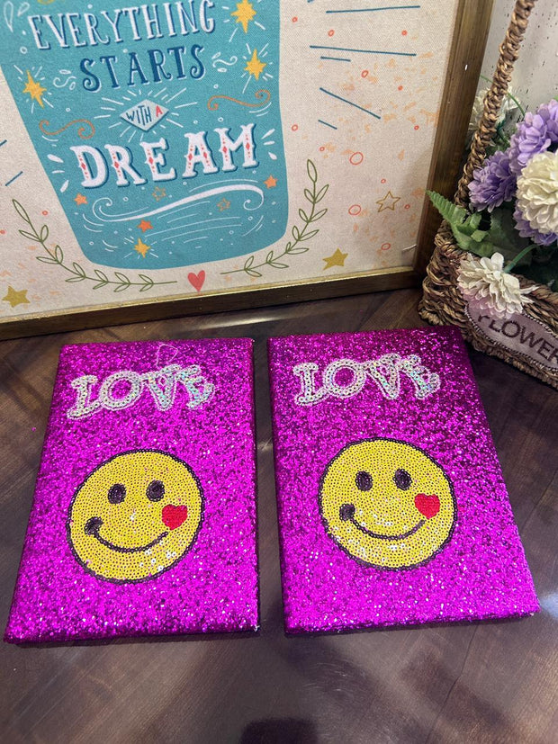 Love Glitter A5 Notepad Diary