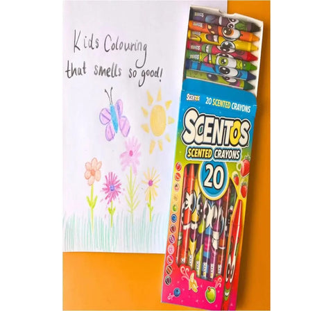 Scentos Scented 20 Crayons - The Write Stuff