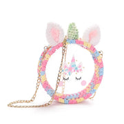 UNICORN ROUND TRANSPARENT SLING BAG - The Write Stuff