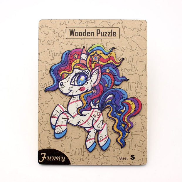 WOODEN PUZZLE UNICORN - The Write Stuff