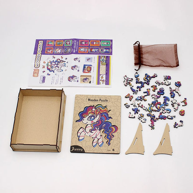 WOODEN PUZZLE UNICORN - The Write Stuff