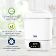 Hopop Baby Bottle Sterilizer & Dryer | 6 Bottle Capacity - The Write Stuff