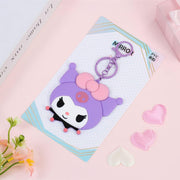 Kuromi And Capybara Mirror Keychain – Portable Pocket Makeup Mirror with Keyring Hook - The Write Stuff