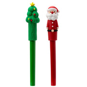 Santa & Christmas Tree Shaped Gel Pen