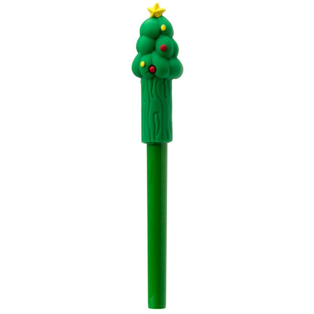 Santa & Christmas Tree Shaped Gel Pen