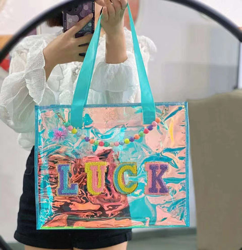 GLAM HOLOGRPAIC TOTE BAG