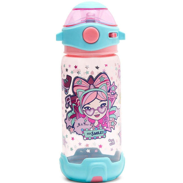 Holographic Sipper water Bottle - Girls Print