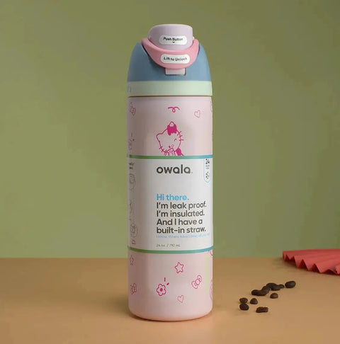 Owala FreeSip Insulated Water Bottle - 24oz - The Write Stuff