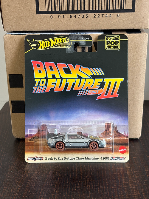 Hot Wheels Premium Back to the Future Time Machine 1955 – 1:64 Die-Cast Model Car (Collector Edition) - The Write Stuff