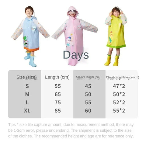 Raincoat for Kids -  Waterproof and Windproof - The Write Stuff