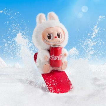 Labubu Coca Cola Doll Keychain- Pop Mart The Monsters Series