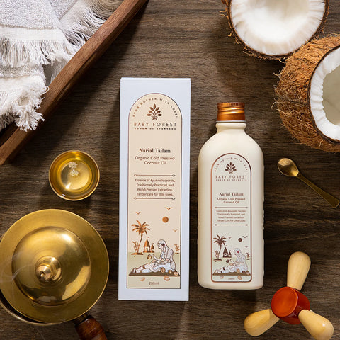 BABY FOREST Narial Tailam- Organic Cold Pressed Coconut Oil - The Write Stuff