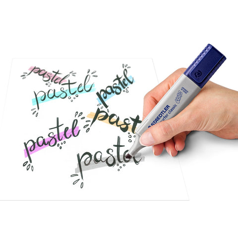 Staedtler Textsurfer Classic Pastel Highlighter Set – Pack of 6 - The Write Stuff