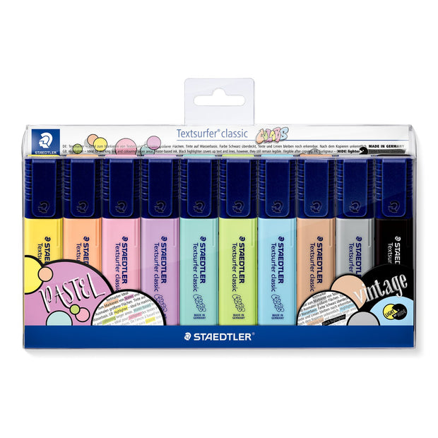 Staedtler Textsurfer Classic Highlighters -  Set of 10