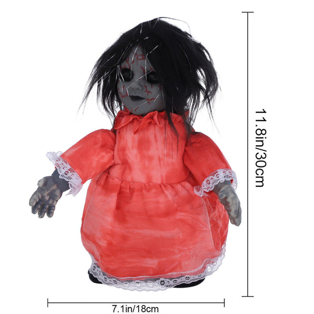 Halloween Haunted Walking Doll with Sound - The Write Stuff