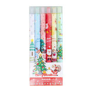 Merry Christmas 6 Gel Pen Set – Smooth Writing Christmas Theme Pens - The Write Stuff