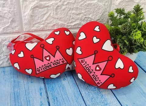 I LOVE YOU Heart Pillow - The Write Stuff