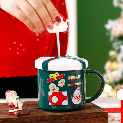 Santa Christmas Mug with Gift Box