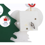 Christmas Wooden Santa & Snowman Musical Box With DIY Xmas Tree