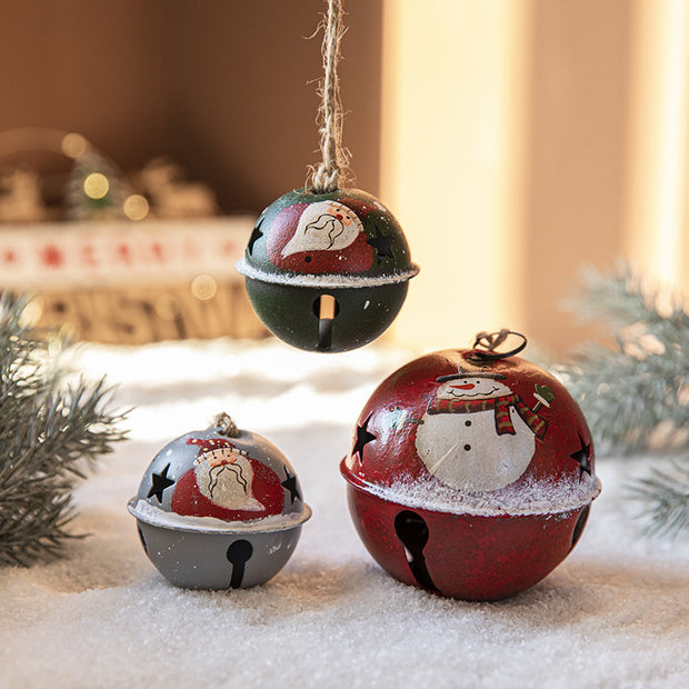 Metal Hanging Ball Decoration  - Pack of  2