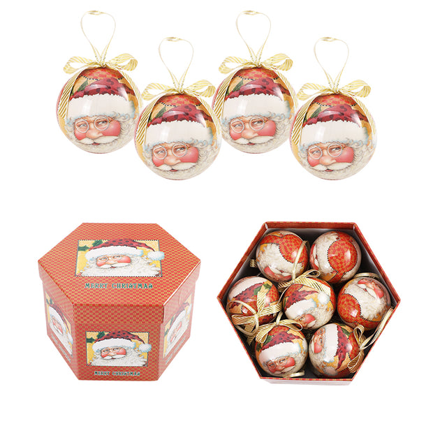 Christmas Tree Decoration Santa Hanging Balls- Set of 14