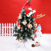 Christmas Tree Decoration Santa Hanging Balls- Set of 14