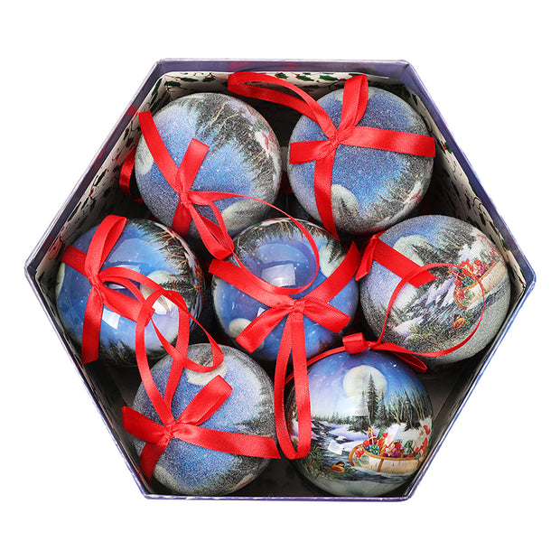 Christmas Tree Decoration  Hanging Balls - Set of 14