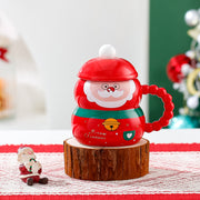 Christmas Santa Twisted Handle Mug