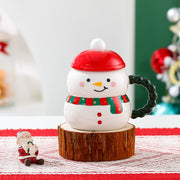 Christmas Santa Twisted Handle Mug