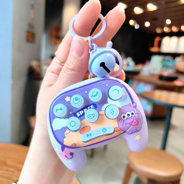 Game Controller Keychain With Music