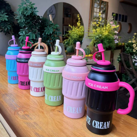 Ice Cream Stainless Steel Insulated Sipper