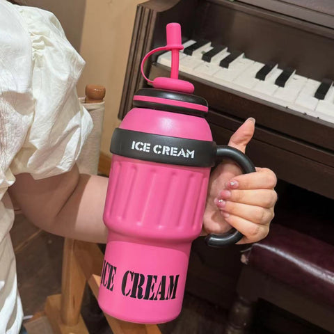 Ice Cream Stainless Steel Insulated Sipper