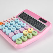 Pastel Candy Colour Mechanical Calculator Big