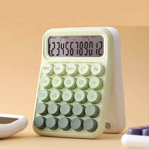 Dual Colour  Mechanical Calculator