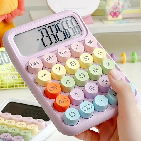 Colorful Calculator - 12 Digit Display