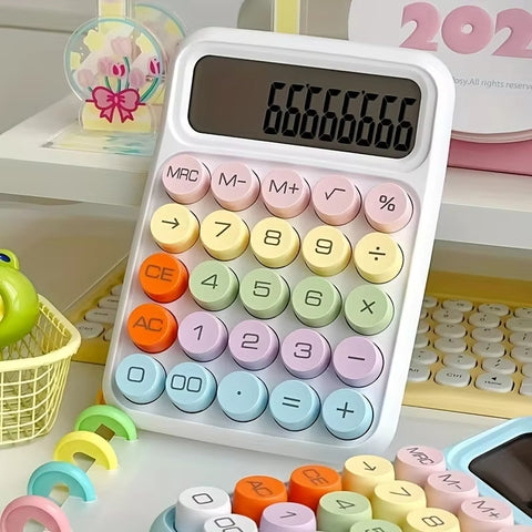 Colorful Calculator - 12 Digit Display