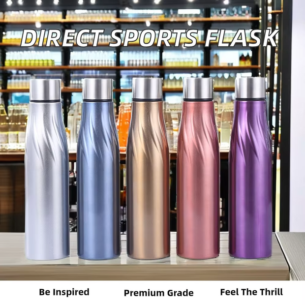 Stainless Steel Single wall Water Bottle - 1000ml - The Write Stuff