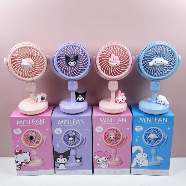 Mini Desk Fan -  Kuromi &  Sanrio