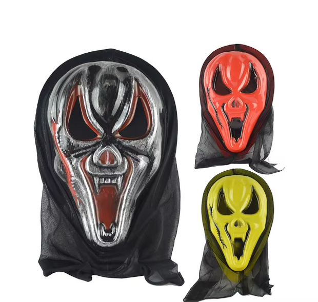 Halloween Scary Mask – Assorted Colours & Designs | Creepy Horror Masks for Party, Cosplay & Haunted Houses
