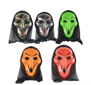Halloween Scary Mask – Assorted Colours & Designs | Creepy Horror Masks for Party, Cosplay & Haunted Houses