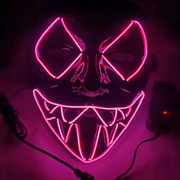 Halloween LED Purge Mask – Glowing Halloween Costume & Party Prop