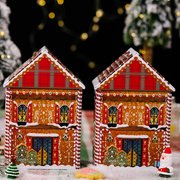 Christmas House shaped Tin Box