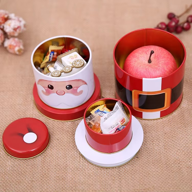 Christmas 3 Layer Tin Box - Small
