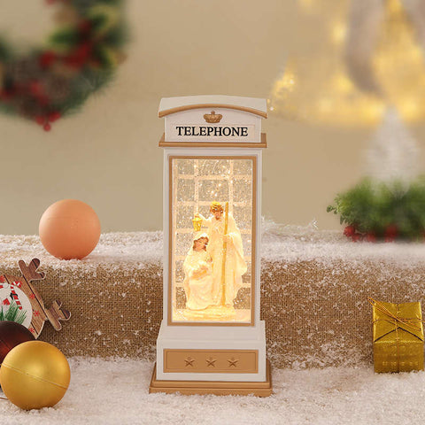 Telephone Booth Christmas Lantern