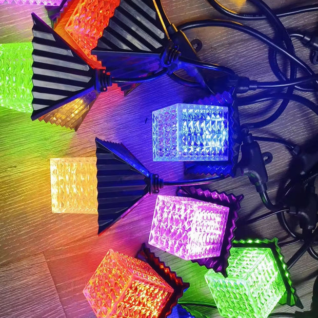 Outdoor LED String Lights - House Shape