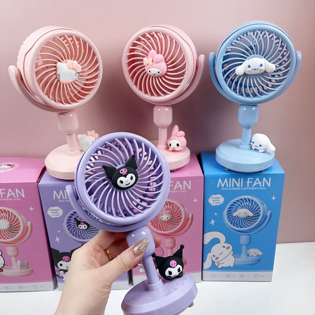 Mini Desk Fan -  Kuromi &  Sanrio