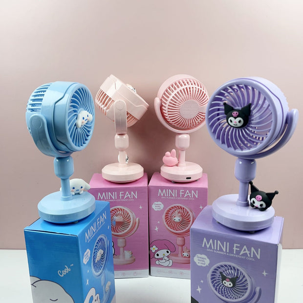 Mini Desk Fan -  Kuromi &  Sanrio