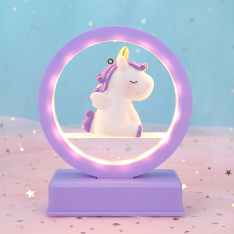 Unicorn Happy Life Lamp - The Write Stuff