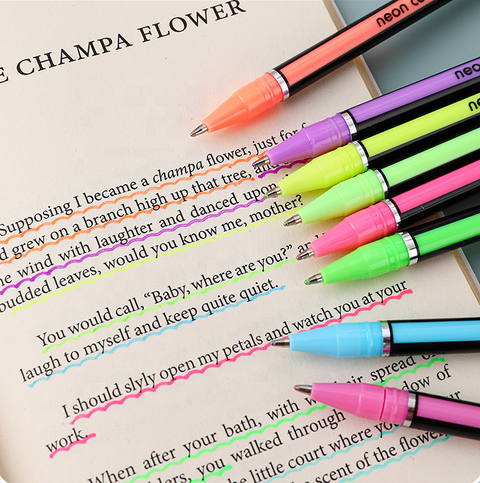 Neon Colour Gel Pen Set - The Write Stuff