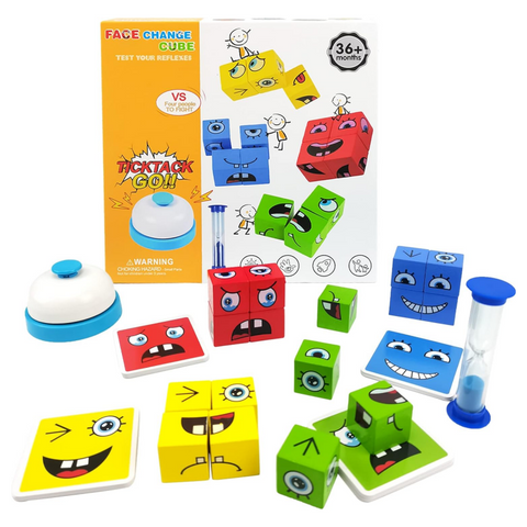 Face Changing Magic Cube Puzzle - The Write Stuff